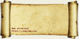 Jasmina Eglenović vizit kartica